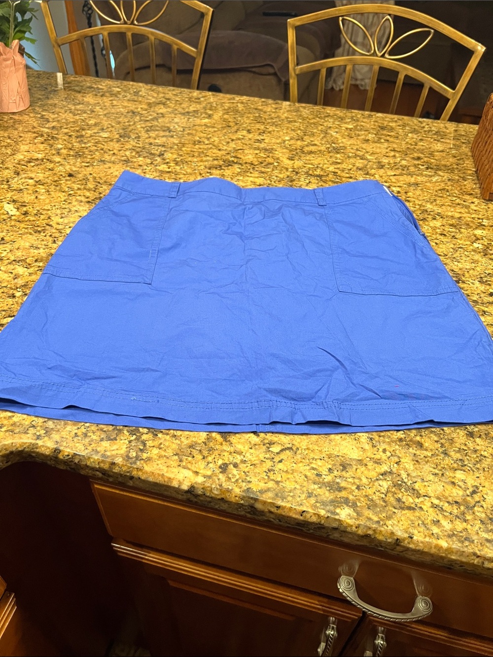 Blue Women's Casual Skirt